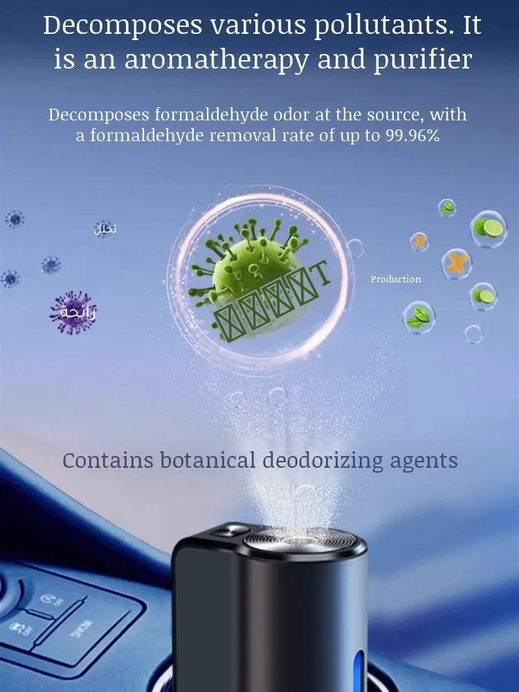 Intelligent Car Air Freshener - In-car Intelligent Fragrance Machine - AI Car Perfume - Automatic Spray