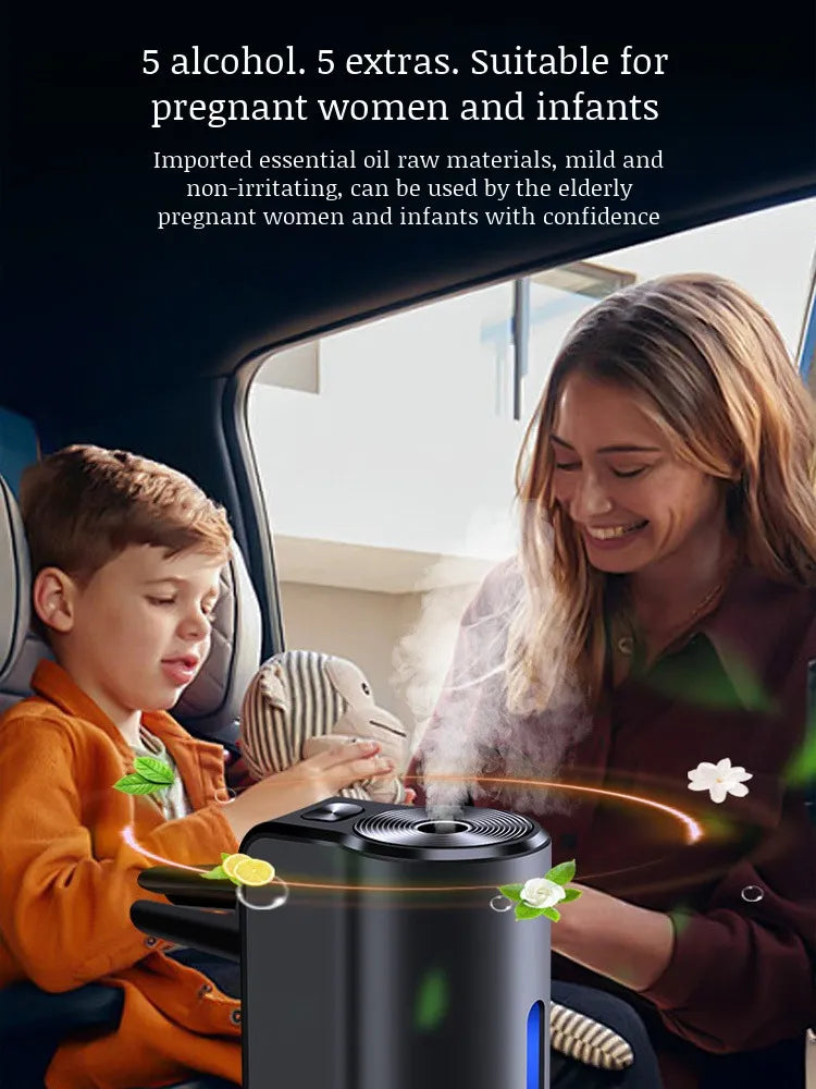 Intelligent Car Air Freshener - In-car Intelligent Fragrance Machine - AI Car Perfume - Automatic Spray