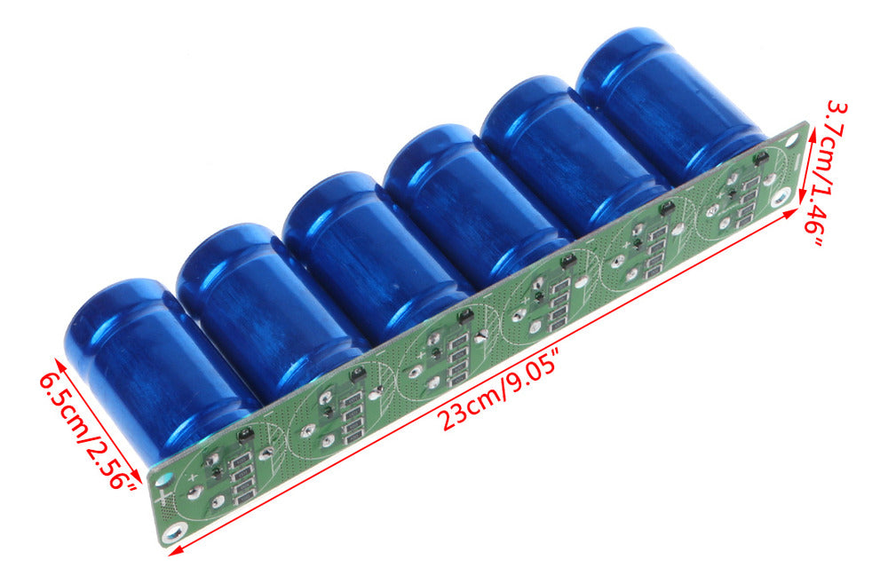 Farad 2.7v 500f supercapacitors, 6 pieces per set