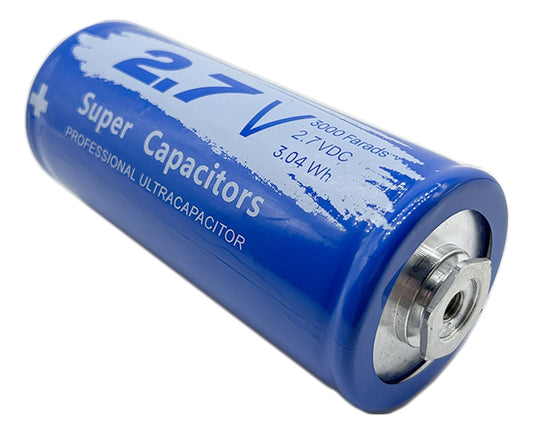. 2.7V 3000F high-current and high-capacity supercapacitor