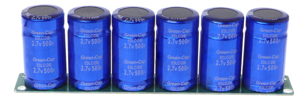 Farad 2.7v 500f supercapacitors, 6 pieces per set