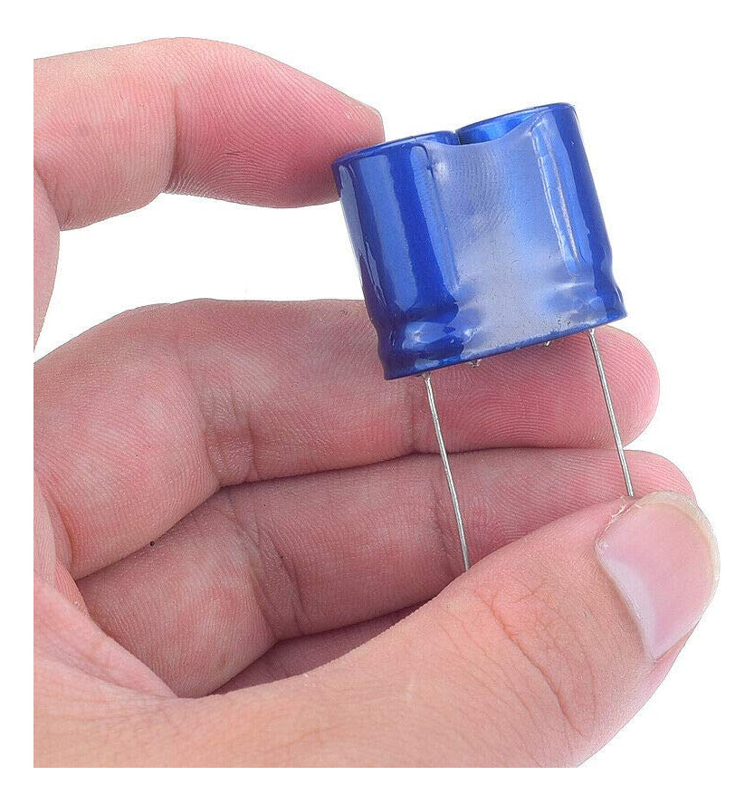 2pcs 5.5v 4f 2pins super farad condenser combination for