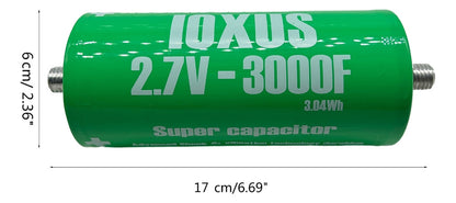 . Automotive supercapacitor 2.7v 3000f farad capacitor