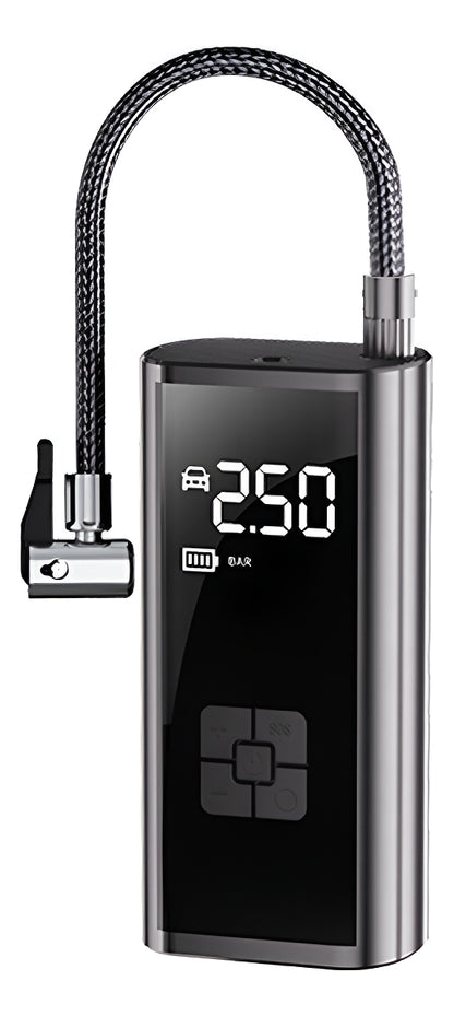 Wireless air pump for vehicle, triple use