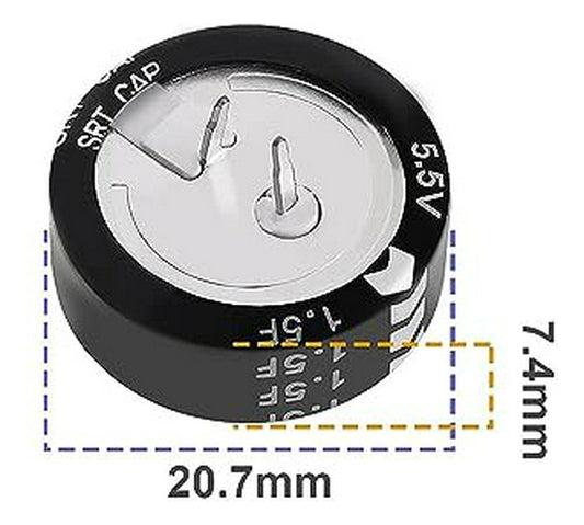5.5v 1.5f super farad capacitors for electronics and ju